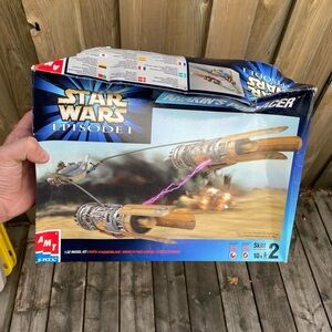 Vintage 90s TOY Star Wars Episode 1 Anakins Podracer 1:32 Model Kit